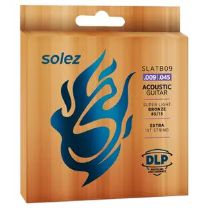 ENCORDOAMENTO VIOLAO SOLEZ SLATB09 BRONZE 85/15 0.009