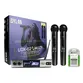 KIT MICROFONE SEM FIO DYLAN UDX02 UHF C/ CARREGADOR DE BATERIA BAP-551 C/4-AA 2700MAH