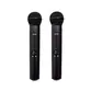 KIT MICROFONE SEM FIO DYLAN UDX02 UHF C/ CARREGADOR DE BATERIA BAP-551 C/4-AA 2700MAH