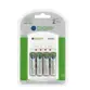 KIT MICROFONE SEM FIO DYLAN UDX02 UHF C/ CARREGADOR DE BATERIA BAP-551 C/4-AA 2700MAH