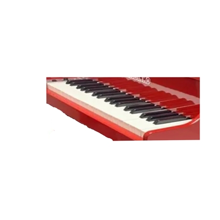 Protocol Piano Infantil Madeira Lacado Vermelho - 6226