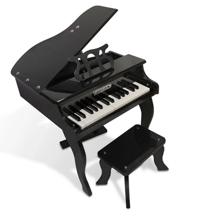 PIANO CAUDA INFANTIL TURBINHO 30 TECLAS PRETO PIANO30K - PIANO CAUDA  INFANTIL TURBINHO 30 TECLAS PRETO PIANO30K - TURBINHO