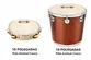 PELE CONTEMPORANEA 10 pol. 68P COURO