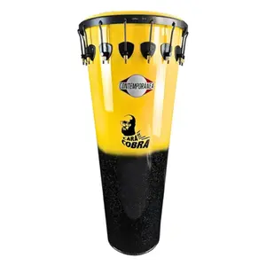 TIMBAL CONTEMPORANEA 14X90 241CC16AP AL AM/PT GLITER 16 AF CARA DE COBRA NY AMARELA FERR PRETO FOSCO
