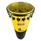 TIMBAL CONTEMPORANEA 14X90 241CC16AP AL AM/PT GLITER 16 AF CARA DE COBRA NY AMARELA FERR PRETO FOSCO