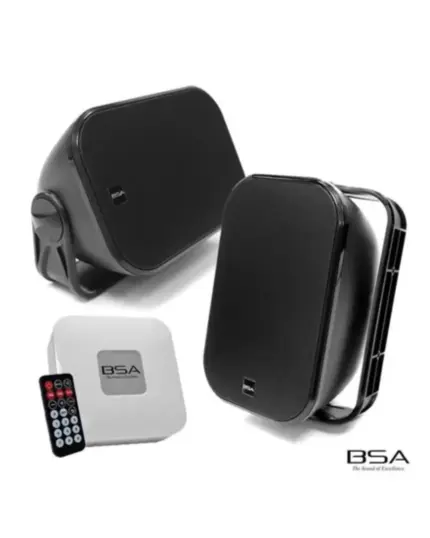 CAIXA E AMPLIFICADOR BRAVOX KIT FACIL BSA AW6-W