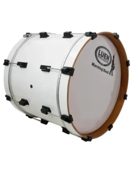 BOMBO LUEN 18X14 FOLHEADO FORM BRANCA ARO MADEIRA PELE LEITOSA MR 8 AFIN MARCIAL