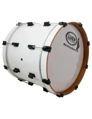 BOMBO LUEN 18X14 FOLHEADO FORM BRANCA ARO MADEIRA PELE LEITOSA MR 8 AFIN MARCIAL