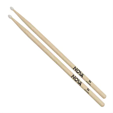 BAQUETA NOVA 5AN PONTA DE NYLON N5AN VIC FIRTH - PAR