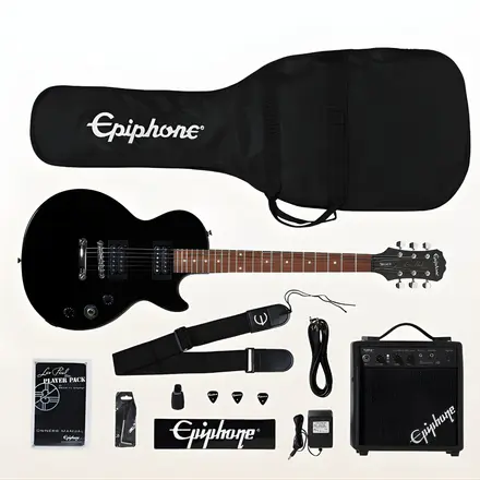 KIT PLAYER PACK EPIPHONE LES PAUL SPECIAL - BLACK - KIT PLAYER