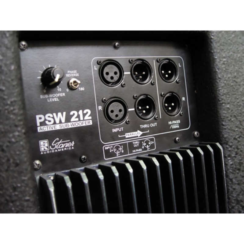 CAIXA STANER PSW-212 SUB WOOFER - CAIXA STANER PSW-212 SUB WOOFER PRETO