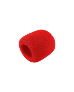 ESPUMA DE MICROFONE ARTIKA AK017VM SM58 E SIMILARES VERMELHA