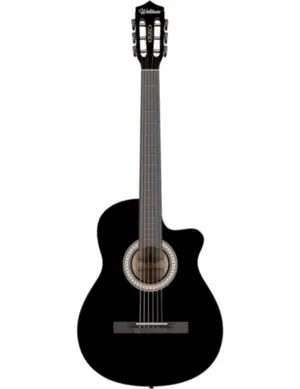 VIOLAO WALDMAN ELETROACUSTICO 6 CORDAS DE ACO FLCE-39S BK