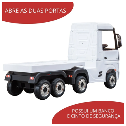 MINI CAMINHÂO ELÉTRICO 12V MERCEDES ACTROS 