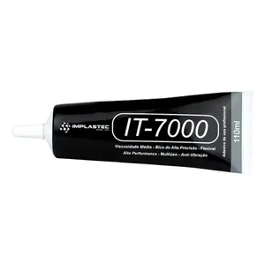 ADESIVO PARA CELULAR IMPLASTEC IT7000 PRETA - UNIDADE