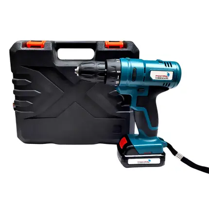 FURADEIRA PARAFUSADEIRA IMPORTWAY IWFP012A C/ MALETA E ACESSORIOS 12V