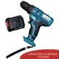 FURADEIRA PARAFUSADEIRA IMPORTWAY IWFP012A C/ MALETA E ACESSORIOS 12V