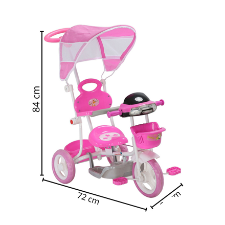 Triciclo Infantil Rosa - Marka NH Store