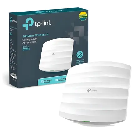 ACCESS POINT TP LINK EAP110 WIRELESS N 300Mbps Montavel em Teto ( C3T- 01 )