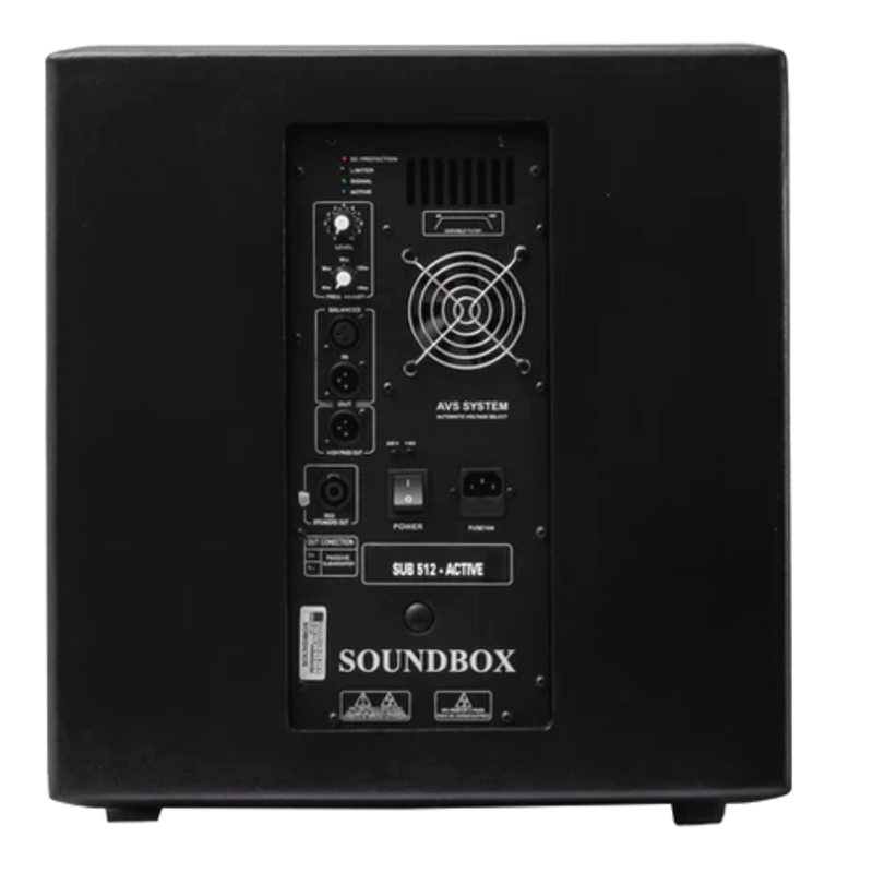 CAIXA SOUNDBOX SUB 512 ATIVA PRETA CAIXA SOUNDBOX SUB 512 ATIVA PRETA