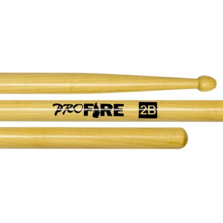 BAQUETA 2B PRO FIRE PTA MAD NATURAL PAR E 5 81 BAQUETA 2B PRO FIRE PTA MAD NATURAL