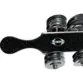 CHOCALHO DE PLATINELA LUXO CONTEMPORANEA 132CLXPTG MD PRETO COM GLITER