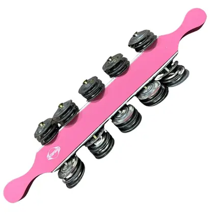 CHOCALHO DE PLATINELA LUXO CONTEMPORANEA 132CLXR MD ROSA COM GLITER