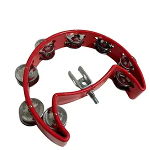 PANDEIROLA LIVERPOOL MEIA LUA VERMELHO PML 002V C/CLAMP