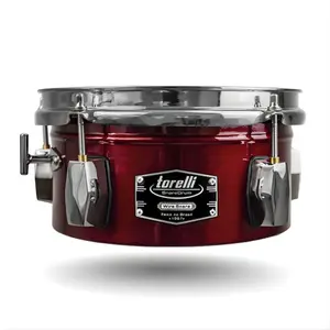TIMBALITO TORELLI 8X4 ACO C/ CHAVE DE ATIVACAO DE ESTEIRA VERMELHO WIRE SNARE TCM28VM