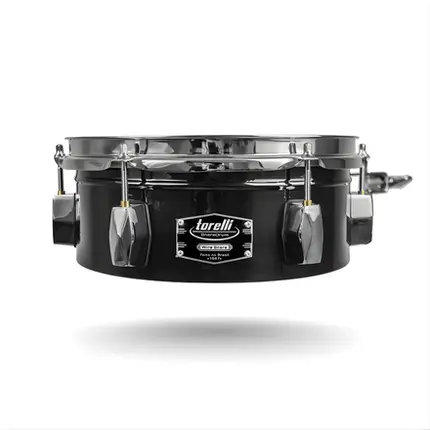 TIMBALITO TORELLI 10X4 ACO C/ CHAVE DE ATIVACAO DE ESTEIRA PRETO WIRE SNARE TCM29PR