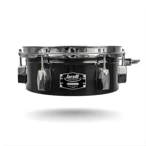 TIMBALITO TORELLI 10X4 ACO C/ CHAVE DE ATIVACAO DE ESTEIRA PRETO WIRE SNARE TCM29PR