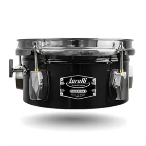 TIMBALITO TORELLI 8X4 ACO C/ CHAVE DE ATIVACAO DE ESTEIRA PRETO WIRE SNARE TCM28PR