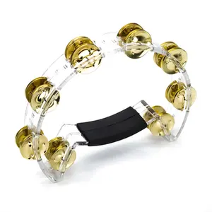PANDEIROLA TORELLI POLICARBONATO MEIA LUA CRISTAL PLATINELAS BANHO DOURADO TP329