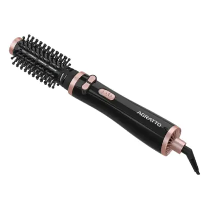 ESCOVA DE CABELO ROTATIVA AGRATTO DELLA ECR 03 PRETA BIVOLT SELETIVO 1200/1000W