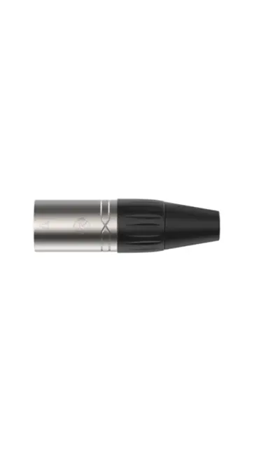 CONECTOR ROXTONE LINHA XLR MACHO NIQUELADO RX3MP-NT - UNIDADE