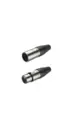 CONECTOR ROXTONE LINHA XLR MACHO NIQUELADO RX3MP-NT - UNIDADE