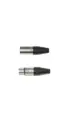 CONECTOR ROXTONE LINHA XLR MACHO NIQUELADO RX3MP-NT - UNIDADE