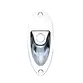 CANOA DOLPHIN P/JACK GUITARRA STRATO CROMADA