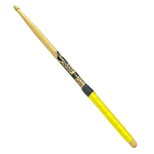 BAQUETA SPANKING 7A PTA MAD. COMFORT GRIP AMARELA - PAR