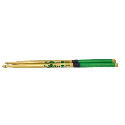 BAQUETA SPANKING 5A PTA MAD. COMFORT GRIP VERDE - PAR