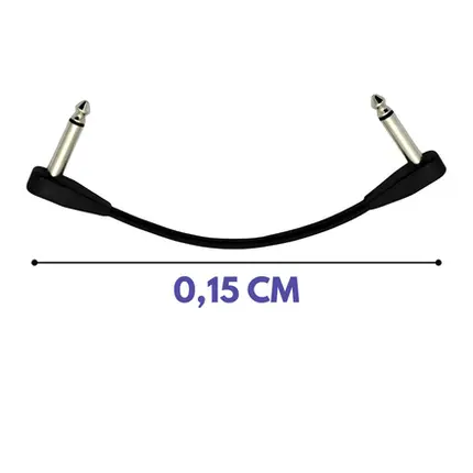 CABO PEDAL SANTO ANGELO 0,30MM P10 MOD FLATCONN P 0.50FT/0.15M