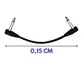 CABO PEDAL SANTO ANGELO 0,30MM P10 MOD FLATCONN P 0.50FT/0.15M