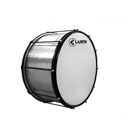 BOMBO FUZILEIRO LUEN 30X16 CHP ESCOVADO NAT 8 AFIN ARO CHP PRETO