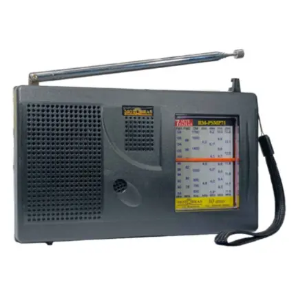 RADIO MOTOBRAS RECEPTOR 7 FXS PSMP71 PILHA PRETO