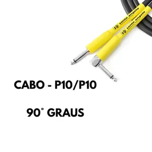 CABO SANTO ANGELO GUITARRA 0,30MM P10M 90 X P10M 180 SAMURAI 15FT