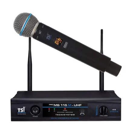 MICROFONE  TSI MS115M SEM FIO