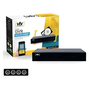 DVR VTV GRAVADOR DIGITAL 5X1 4CH 1080P SEM HD VTV-014 ( VTV- 01 )