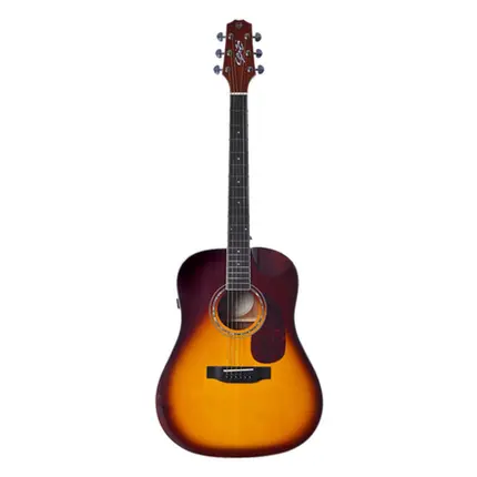 VIOLAO SEIZI ELETRICO ACUSTICO ORIGINALS KAIZEN NEO AKIRA HALF CUTAWAY - BROWN BURST