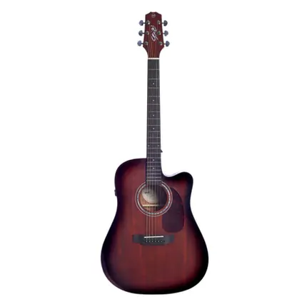 VIOLAO SEIZI ELETRICO ACUSTICO ORIGINALS KAIZEN NEO TOKYO CUTAWAY MAHOGANY BURST