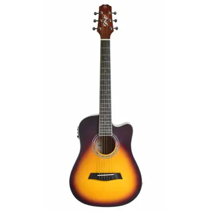 VIOLAO SEIZI ELETRICO ACUSTICO ORIGINALS BABY TOKYO CUTAWAY BROWN BURST